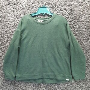 Orvis Sweater Men Large Green Super Soft Pullover Modal Stretch